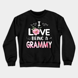 i love being a grammy Crewneck Sweatshirt